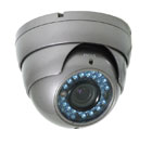 medium resolution varifocal infrared dome security camera