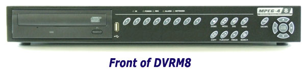 Front of M8 DVR