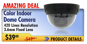 indoor dome camera on sale for $35