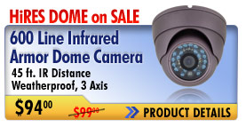 infrared dome camera on sale for $94