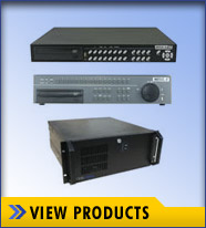 Embedded and PC-Based DVRs that can support from 16 up to 24 security cameras.