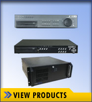 Embedded and PC-Based DVRs that can support up to 4 security cameras.