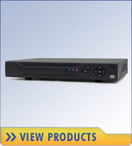 Embedded and PC-Based DVRs that can support up to 4 security cameras.