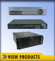 Embedded and PC-Based DVRs that can support from 8 up to 12 security cameras.