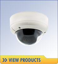 Armor dome cameras can be used indoors or out. The armor dome provides vandalism protection as well as weatherproofing.