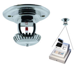 Color 420 Line Side View Smoke Detector Hidden Camera