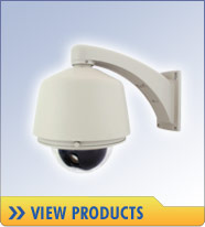 These high end professional security cameras allow you to pan, tilt, and zoom remotely. 