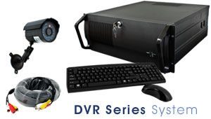 4 Camera color digital video recorder cctv system