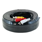 65ft plug and play CCTV cable - black