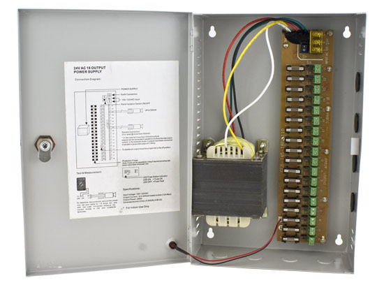 18 output, 24V AC power supply