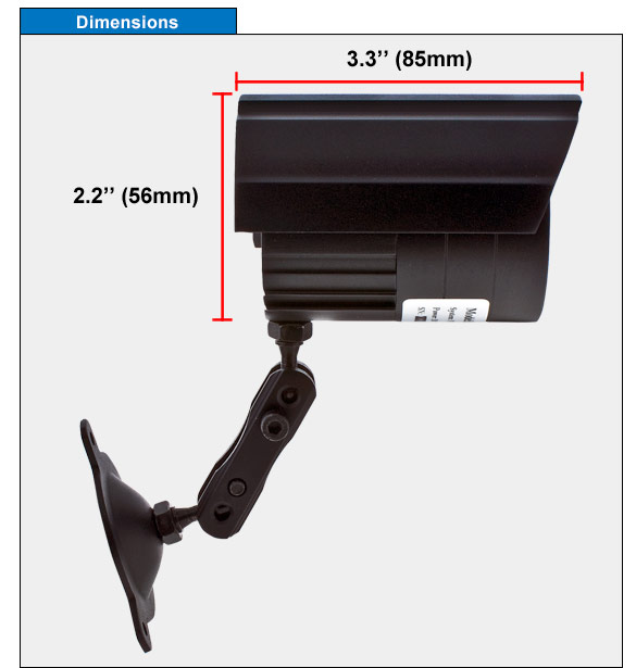 DIRB540 Dimensions