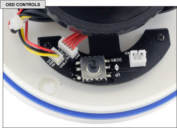 KCD601V OSD Controls