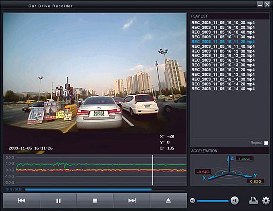 Screen Shot of Video Player