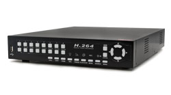 4 camera MPEG4 pentaplex embedded dvr with remote viewing and USB backup
