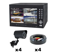 4 Channel Infrared DVR System